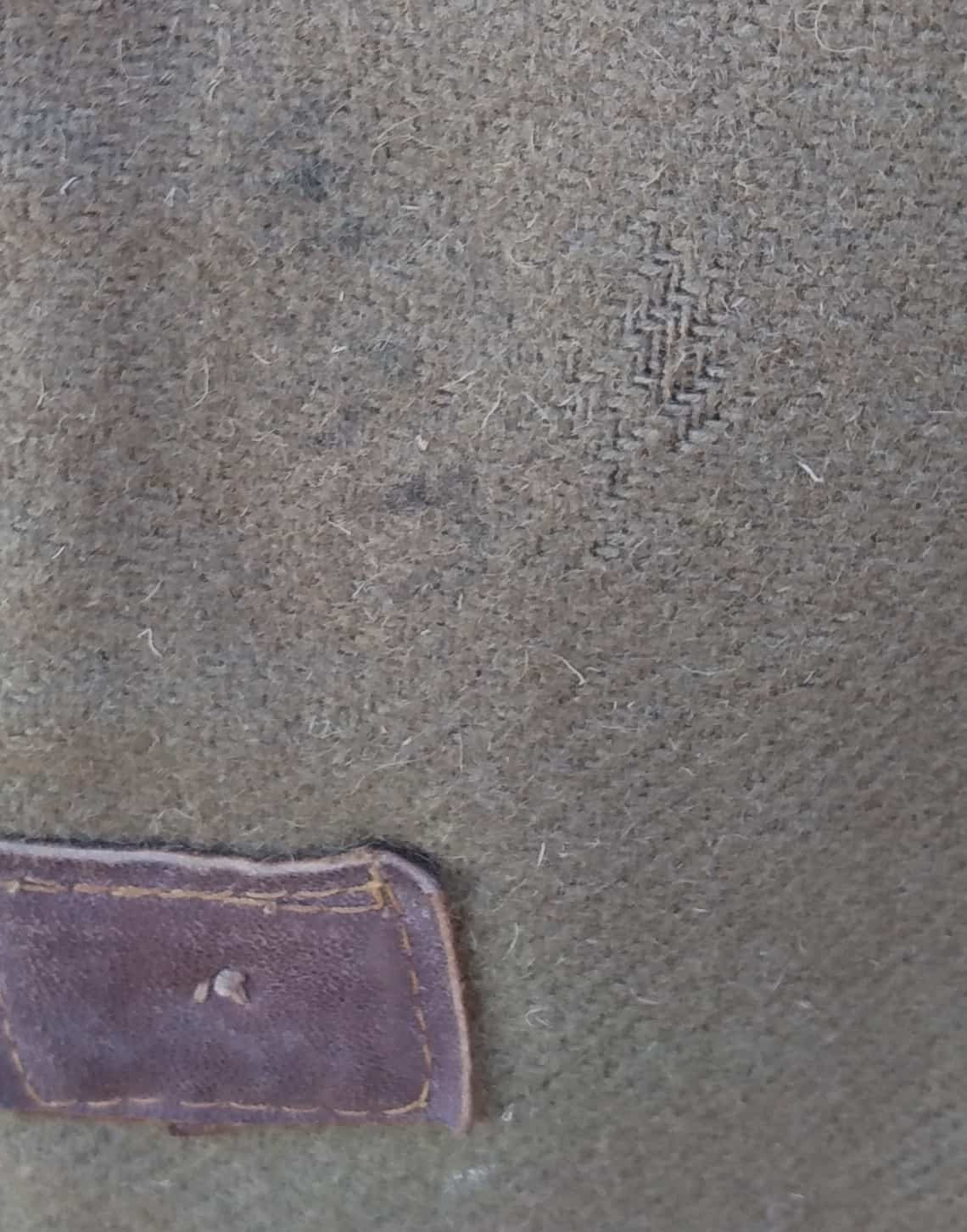 Original WW11 British Army Wool Lined Leather Jerkin